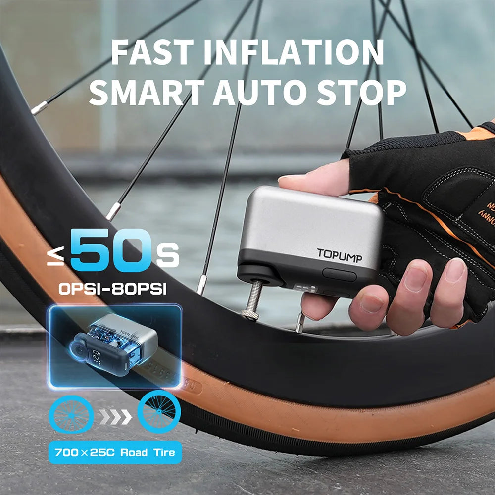 Cordless Air Pump for Bicycles