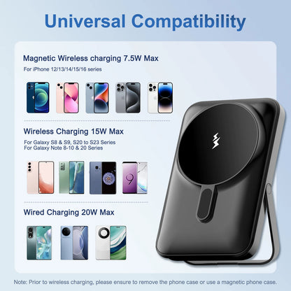 Magnetic Power Bank 10000mAh Wireless Charger
