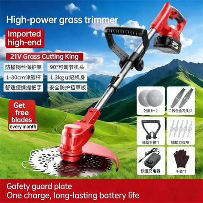Heavy Duty Brush Saw W/Batteries
