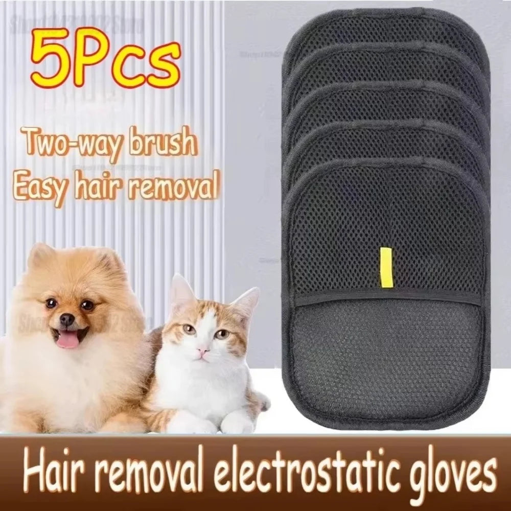 Pet Hair Cleaning And Collection Gloves