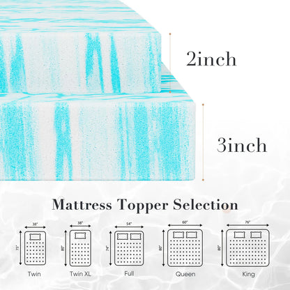 2-3" Memory Foam Mattress Topper